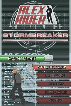 Alex Rider - Stormbreaker (USA) screen shot title